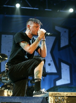 Fotografía del vocalista Chester Bennington de Linkin Park.